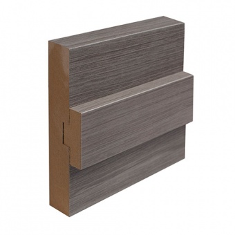 STUDIO GREY - Grey Shaker Door Frame 133x30 - Door Set