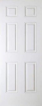 REGENCY FIRE DOORS - FD60 York 6 Panel Smooth