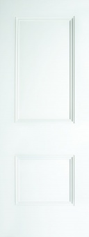 EUROPEAN WHITE - Paris 2 Panel Primed White 