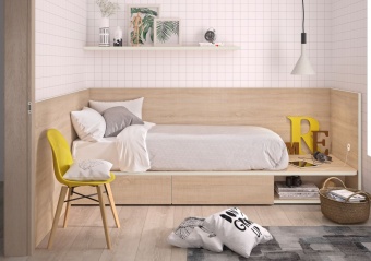 FINSA - SUPERPAN 18mm MFC Caledonian Oak 8X4 Sega Txt