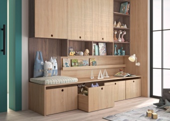 FINSA - SUPERPAN 18mm MFC Caledonian Oak 8X4 Sega Txt