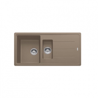 FRANKE - Basis 1.5 Bowl Sink Reversible Fragranite Oyster
