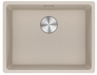 FRANKE - Maris Single Bowl Undermounted Sink Fragranite Coffee
