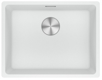 FRANKE - Maris Single Bowl Undermounted Sink Fragranite Polar White