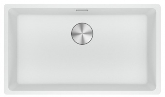 FRANKE - Maris Single Bowl Undermounted Sink Fragranite Polar White