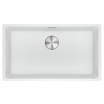 FRANKE - Maris Single Bowl Undermounted Sink Fragranite Polar White