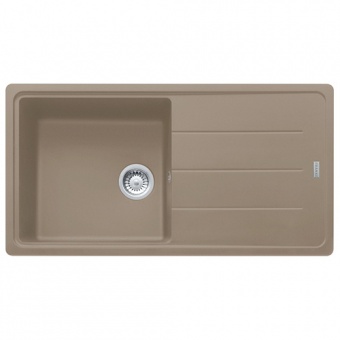FRANKE - Basis Single Bowl Inset Sink Reversible Fragranite Oyster