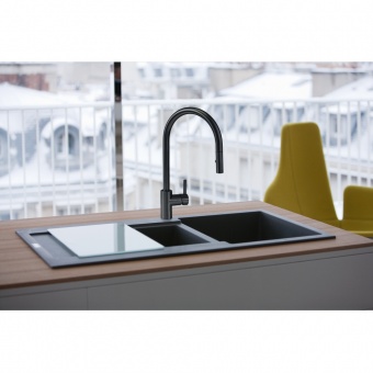 FRANKE - Eos Neo Pull Down Black Tap