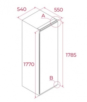 TEKA - Integrated Full Size Larder Fridge