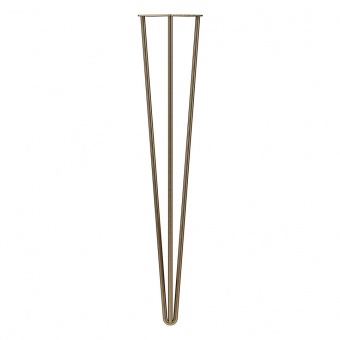 ROTHLEY - Hairpin Table 3 Pin Leg Antique Brass 710MM