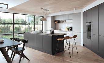 ALASSIO - Soft Matt Painted Collection - Light Grey