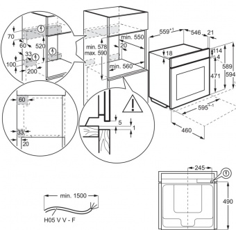 ELECTROLUX - 500 Series Surroundcook Oven