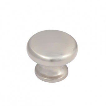 FLAT TOP - Brushed Nickel Knob 33mm