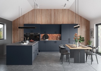 ALASSIO - Matt Painted Collection - Slate Blue 