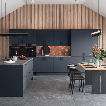 ALASSIO - Matt Painted Collection - Slate Blue 