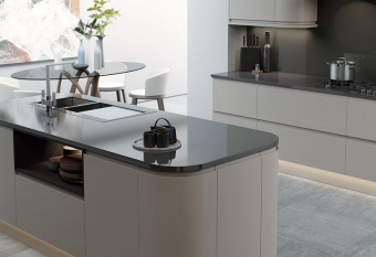 MESSINA - Gloss Painted Collection - CashmereMessina Gloss Collection - Kitchen Doors - Kitchens - Noyeks Newmans