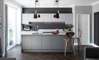 MESSINA - Matt Painted Collection - Dust Grey Light Grey