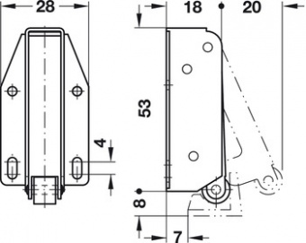 Quick Release Catch - Kitchens - Noyeks Newmans