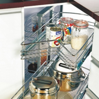 Kitchen rotating corner unit