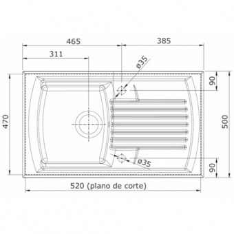 Ceramic kitchen sink