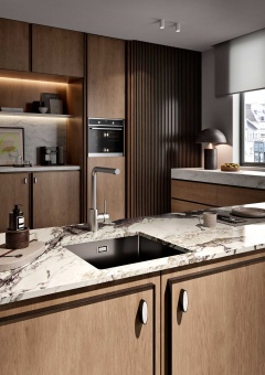 Valet Ceramic Sink Black Small