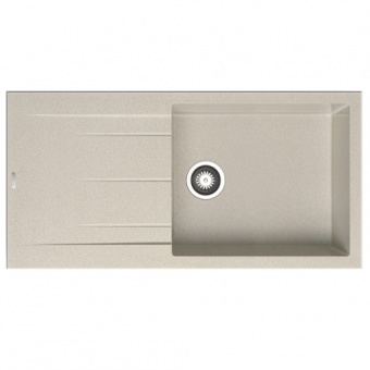 PYRAMIS - Alazia Beige Composite Single Bowl Sink
