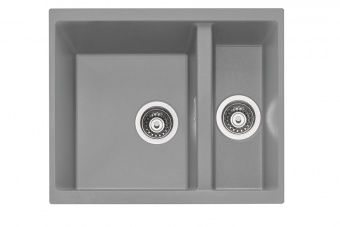 CAPLE - LEE151PG Undermount Geotech Granite 1.5 Bowl Sink Pebble Grey