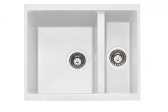 CAPLE - LEE151AN Undermount Geotech Granite 1.5 Bowl Sink Chalk White