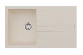 Composite Sink - Granite Cream Single Bowl & Single Drainer