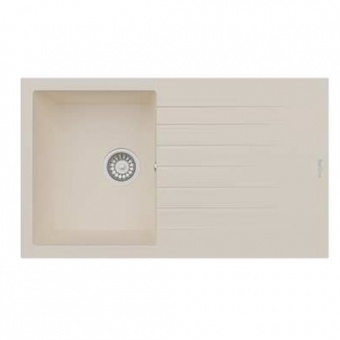 Composite Sink - Granite Cream Single Bowl & Single Drainer