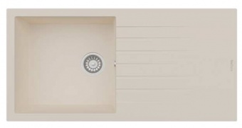 Composite Sink - Granite Cream Single Bowl & Single Drainer XL