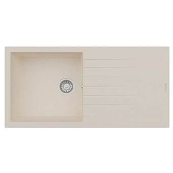 Composite Sink - Granite Cream Single Bowl & Single Drainer XL