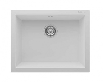 Composite Sink - Granite White Undermount Bowl Large