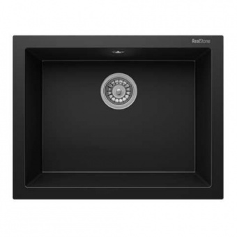 Composite Sink - Granite Black Undermount Bowl Large