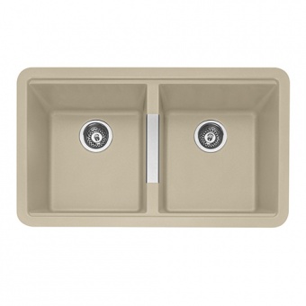CAPLE - Lee200DS Undermount Geotech Granite Sink Desert Sand