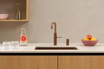 QUOOKER - PRO3 Fusion Square 3FSRCO Tap Rose Gold