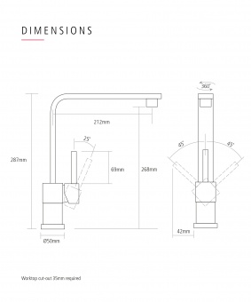 CAPLE - DUMAS Single Lever Tap Polished Chrome