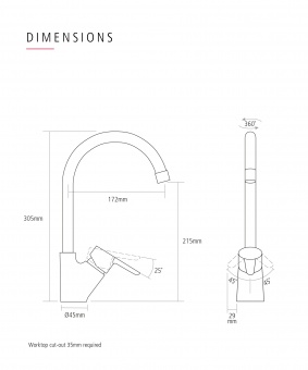 CAPLE - SWANSON Single Lever Tap Polished Chrome