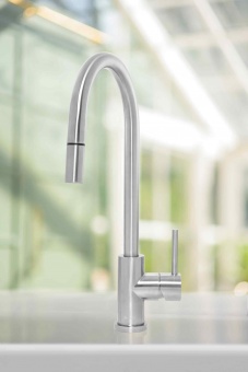 CAPLE - Aspen Pull-out Kitchen Tap Stainless Steel