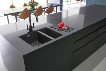 CAPLE - Avel Dual Lever Kitchen Tap Black