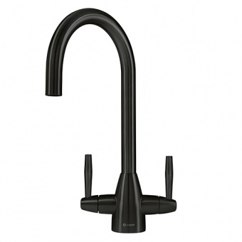 CAPLE - Avel Dual Lever Kitchen Tap Black Steel