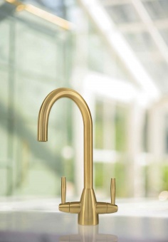 CAPLE - Avel Dual Lever Kitchen Tap Gold