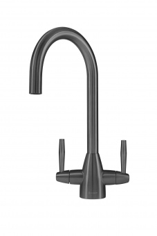 CAPLE - Avel Dual Lever Kitchen Tap Gunmetal