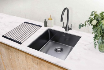 CAPLE - Avel Dual Lever Kitchen Tap Gunmetal