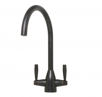 CAPLE - Avel Dual Lever Kitchen Tap Blackened Copper