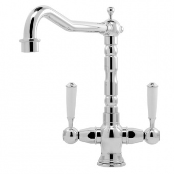 CAPLE - Hadley Dual Lever Kitchen Tap Antique Polished Chrome