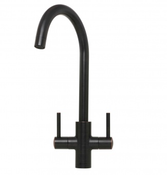 CAPLE - Lamar Dual Lever Kitchen Tap Antique Blackened Copper