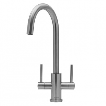 CAPLE - Lamar Dual Lever Kitchen Tap Antique Stainless Steel