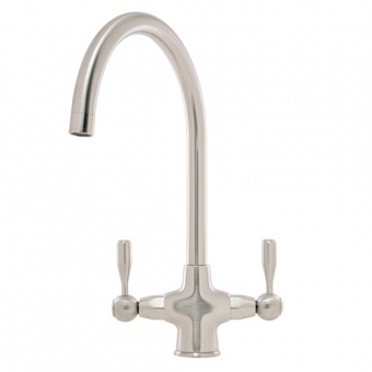 CAPLE - Leval Dual Lever Kitchen Tap Antique Brushed Nickel