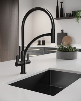 EIRLINE - Rayne Flexi Kitchen Tap Black
